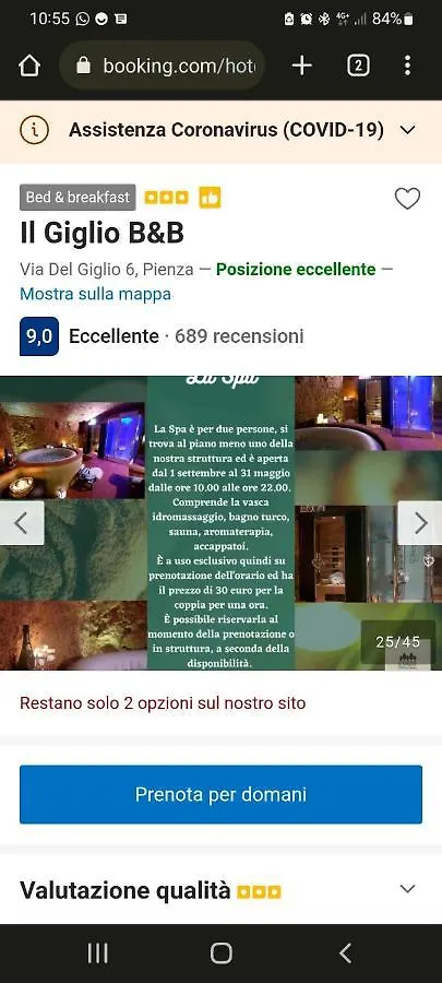 Il Giglio B&B Pienza Olaszország